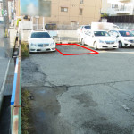 駐車スペース赤枠
